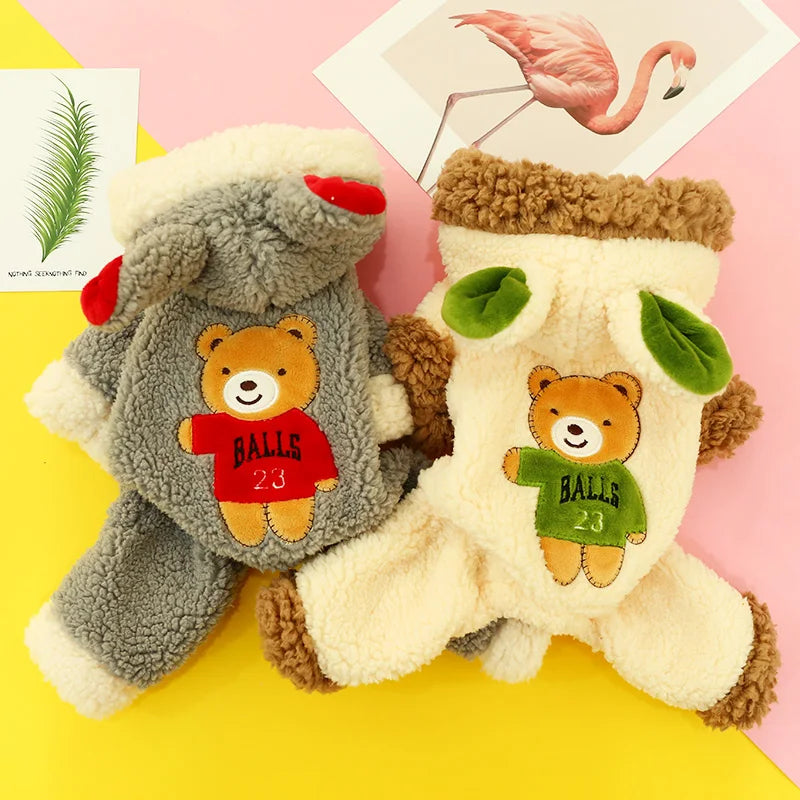 Cute Bear & Dinosaur Dog Costume 🦖🐻