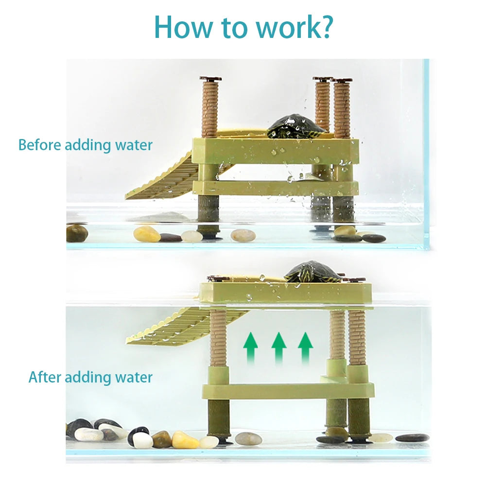 Ultimate Turtle Basking Platform: Floating Island for Reptiles