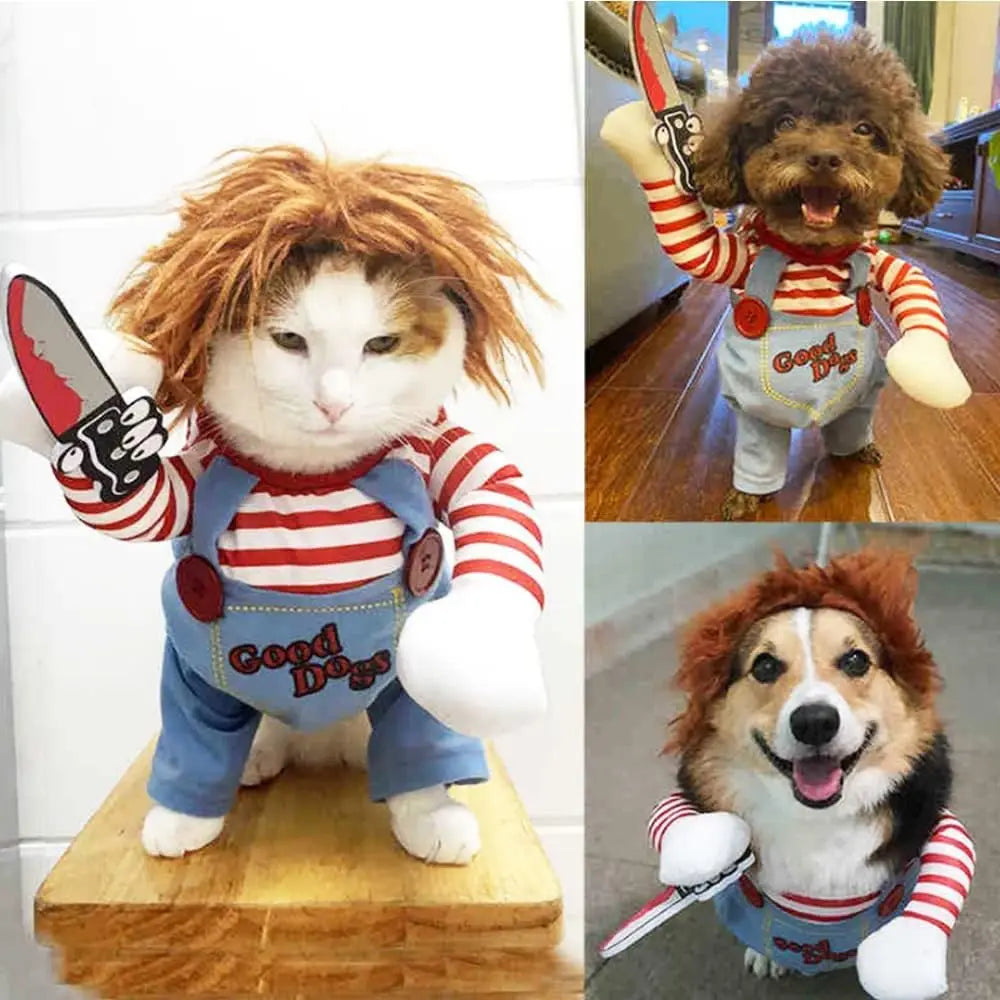 Halloween Chucky Dog Costume