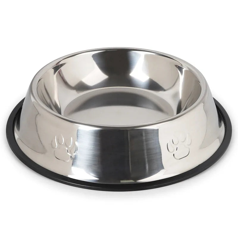 Quality Paw Stainless Steel Pet Dog Bowl Feeder