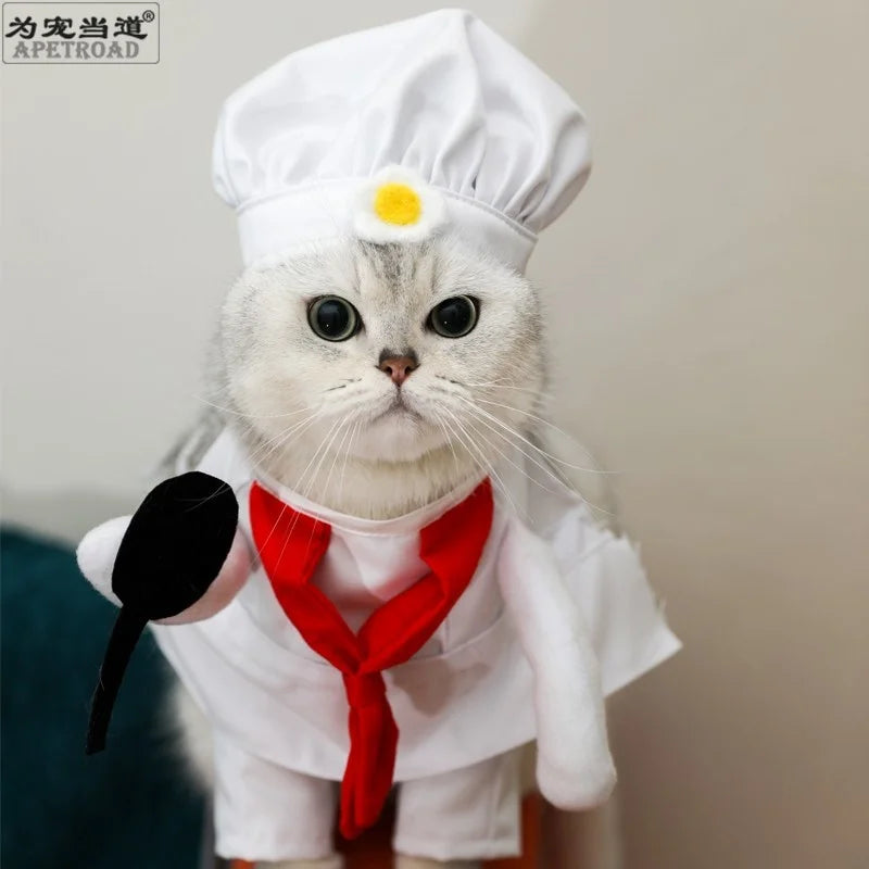 Kawaii Pet Chef Cosplay Costume – Adorable Party & Photography Props! 🍳🐾