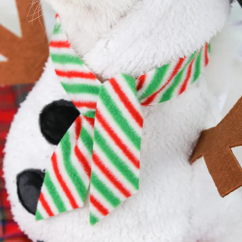 Soft Pet Snowman Costume – Fun Christmas Outfit for Dogs and Cats