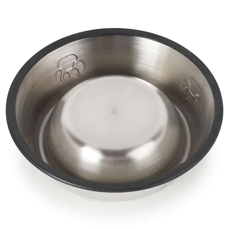 Quality Paw Stainless Steel Pet Dog Bowl Feeder