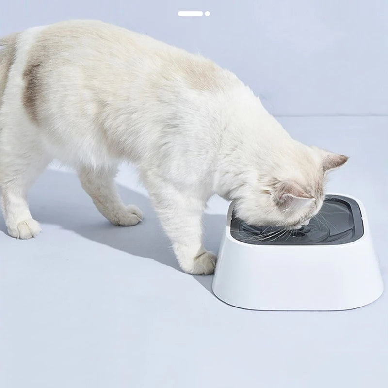 Drinking Water Bowl - Floating Non-Wetting Mouth Slow Anti-Overflow Dispenser