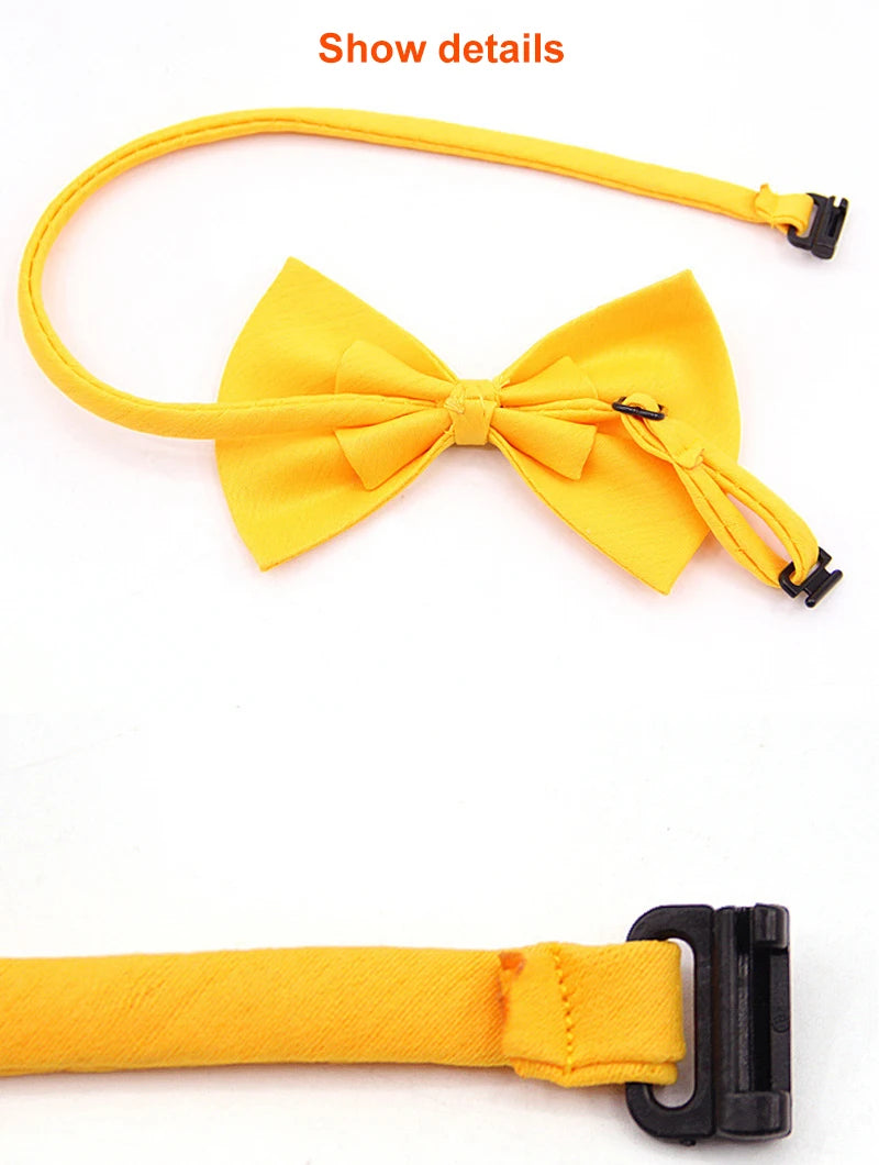 Adjustable Pet Bow Tie Collar - Perfect for Dogs & Cats