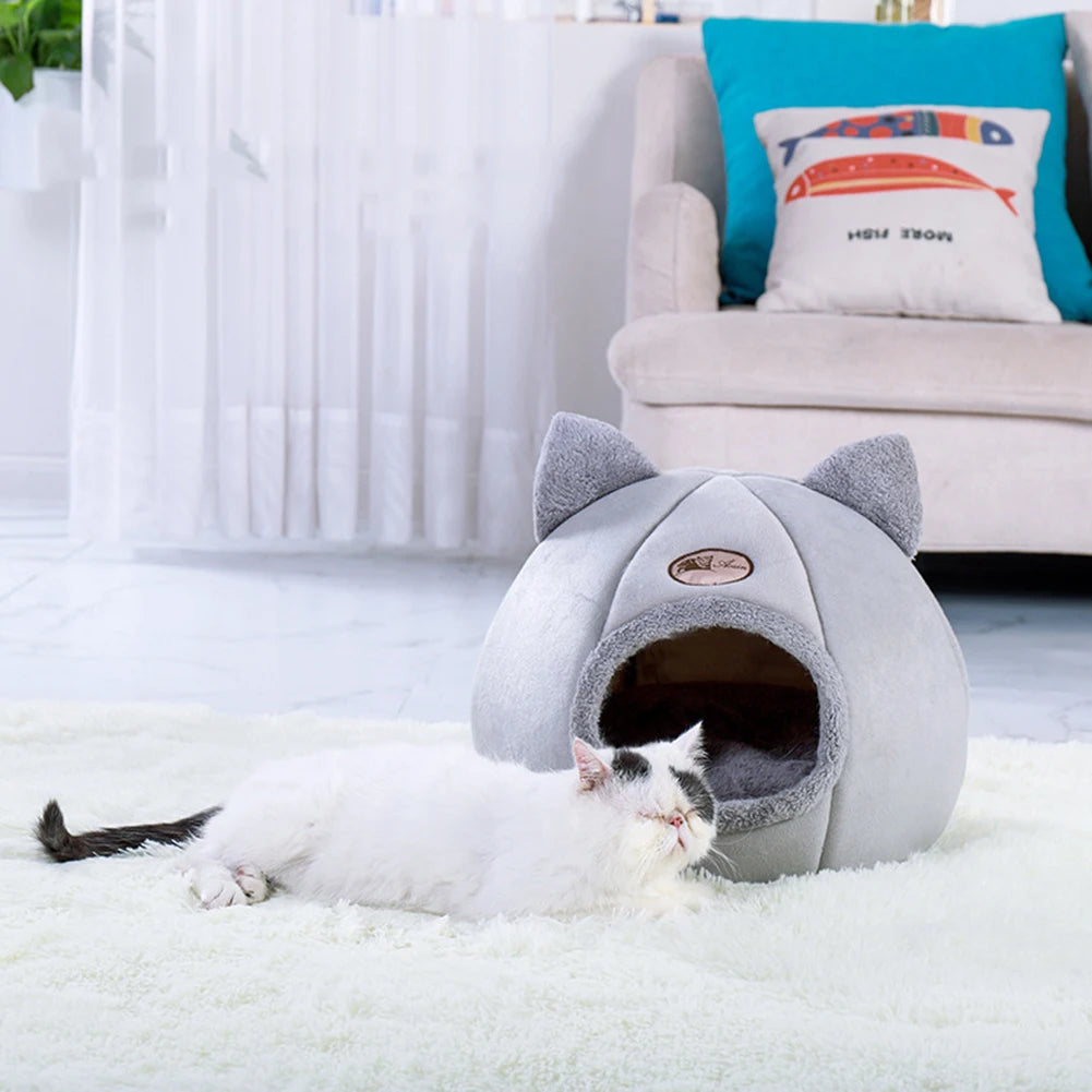 Cozy Winter Bed: Cat Tent