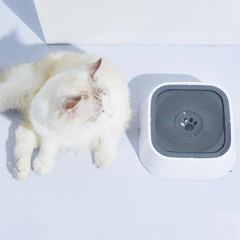 Drinking Water Bowl - Floating Non-Wetting Mouth Slow Anti-Overflow Dispenser