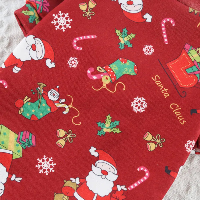 Christmas Dog Coat – Festive Cartoon Print