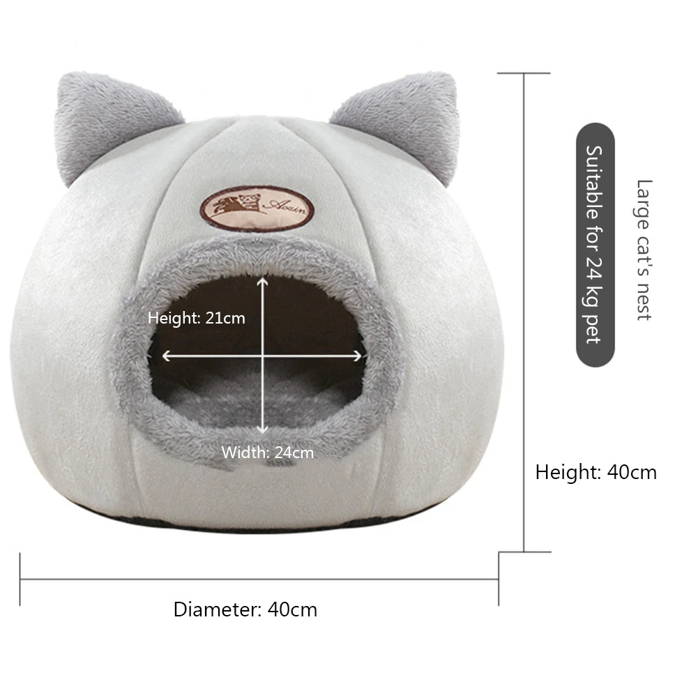 Cozy Winter Bed: Cat Tent